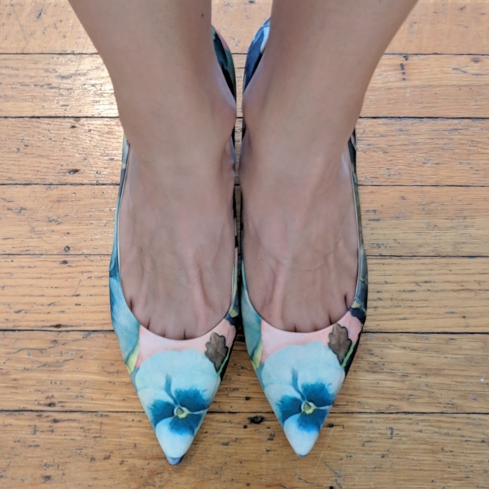 Bettye Muller Annie Pink Pansy Heels